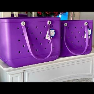 Bogg bag set XL and baby purple